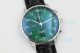 RWF Copy IWC Schaffhausen Portuguese Cal 69355 Green Dial Black Leather Watch  (3)_th.jpg
